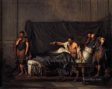  Baptiste Oil Painting - Septimius Severus and Caracalla figure Jean Baptiste Greuze